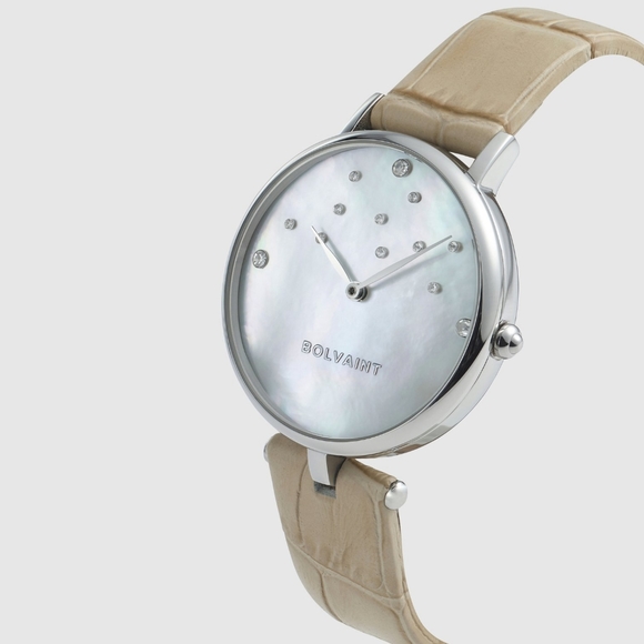 Bolvaint Nu’utea Mother-of-Pearl Ladies’ Watch - South Sea White - Picture 1 of 4